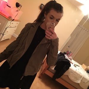 Abercrombie Army Green Jacket